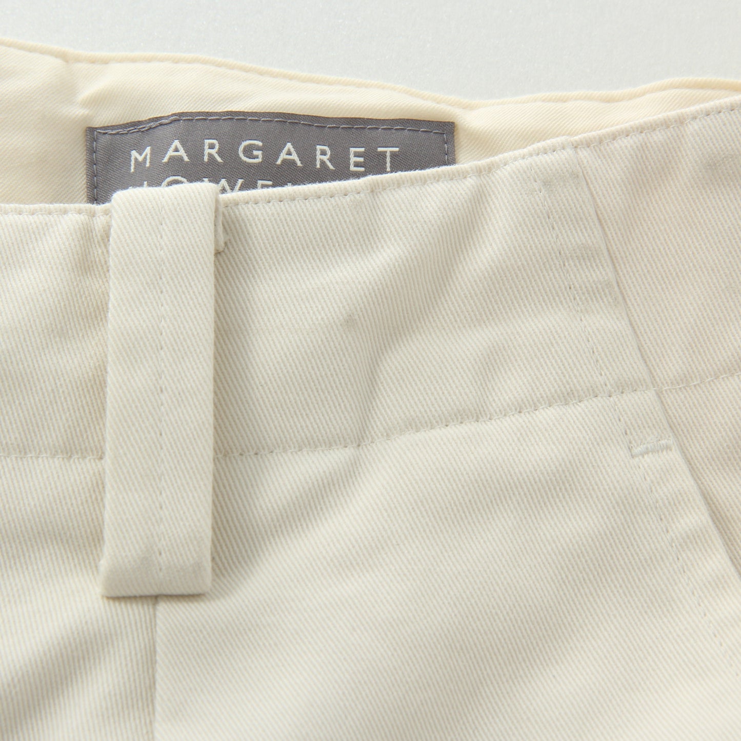 ORGANIC COTTON TWILL TROUSERS