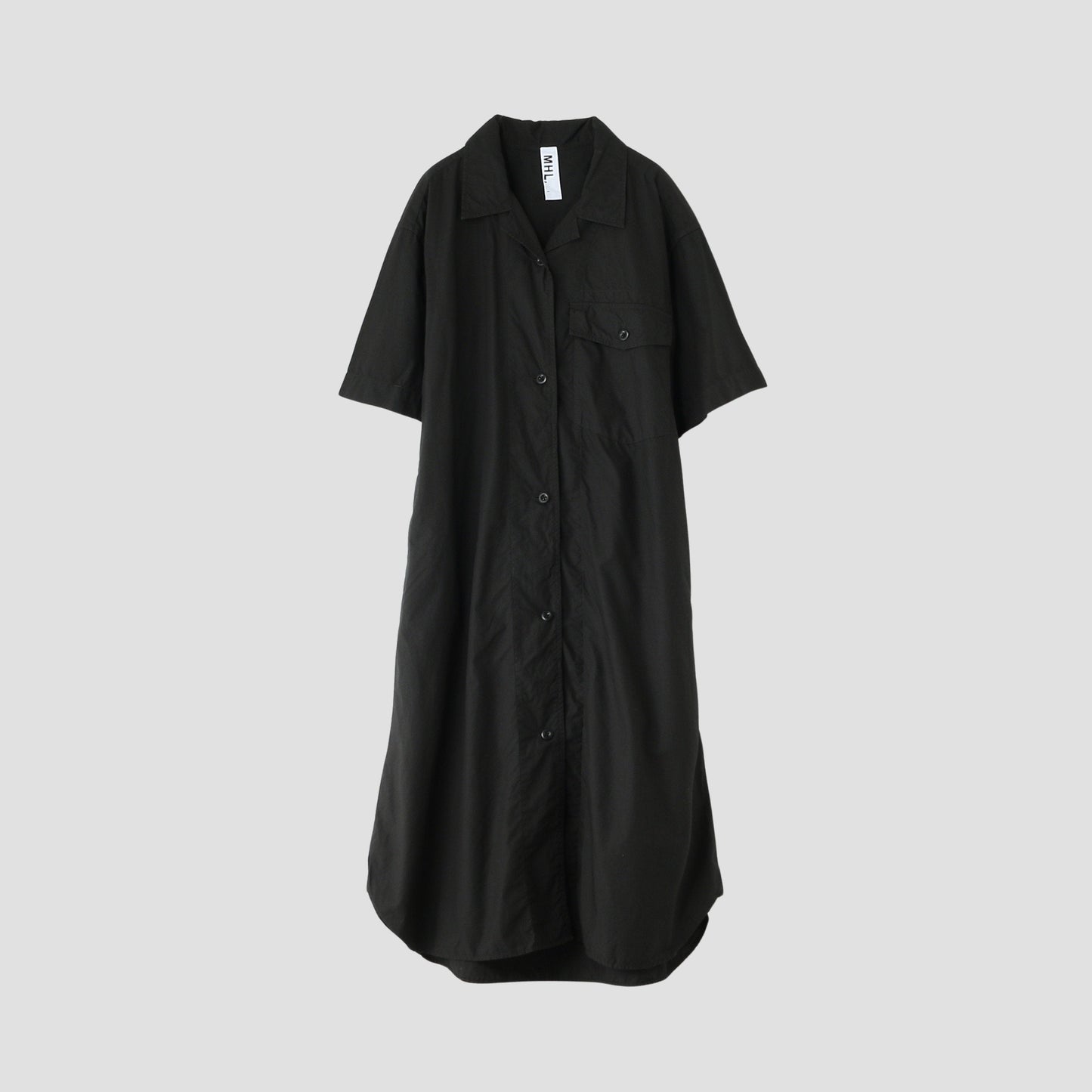 GARMENT DYE POPLIN DRESS