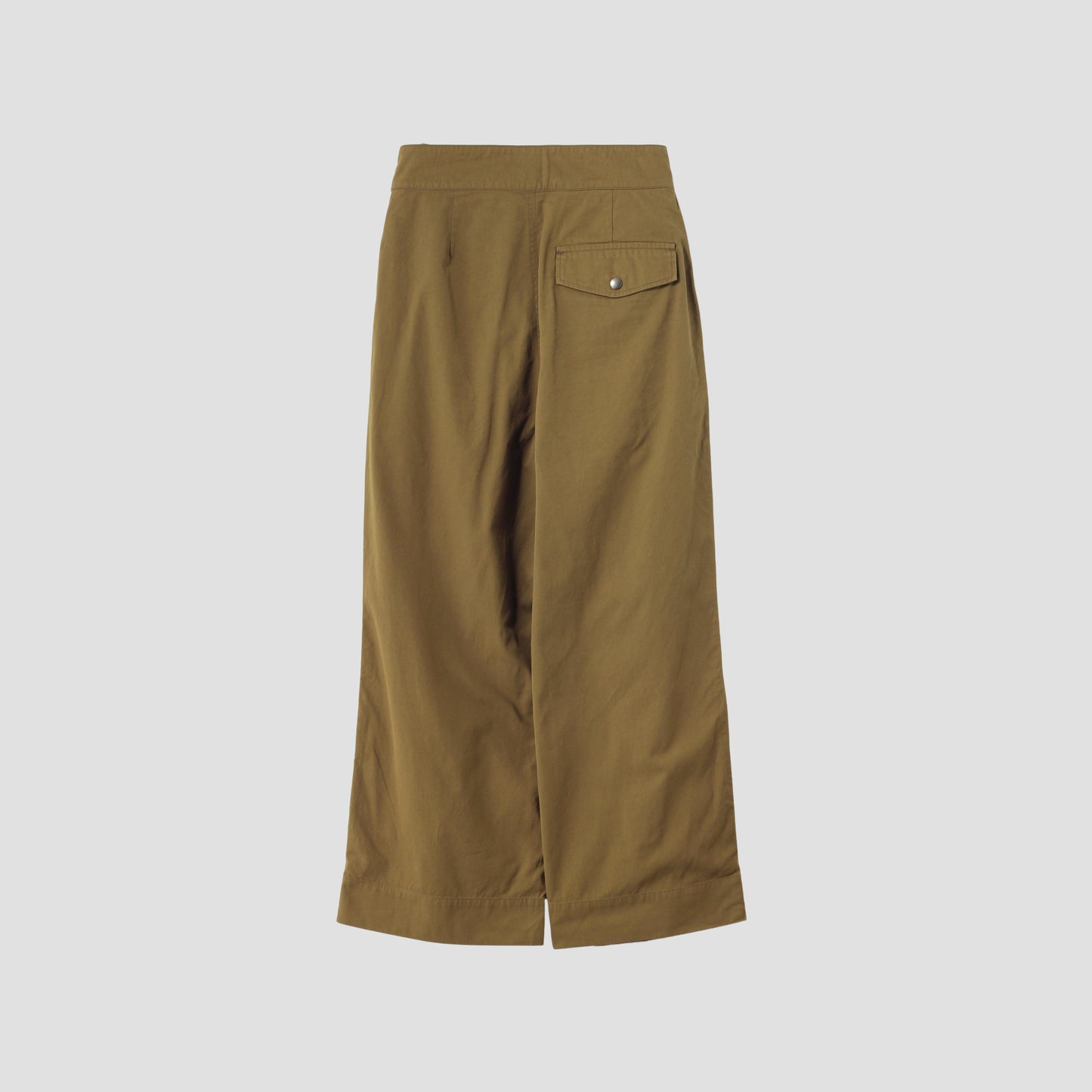 CRISP COTTON TWILL TROUSERS