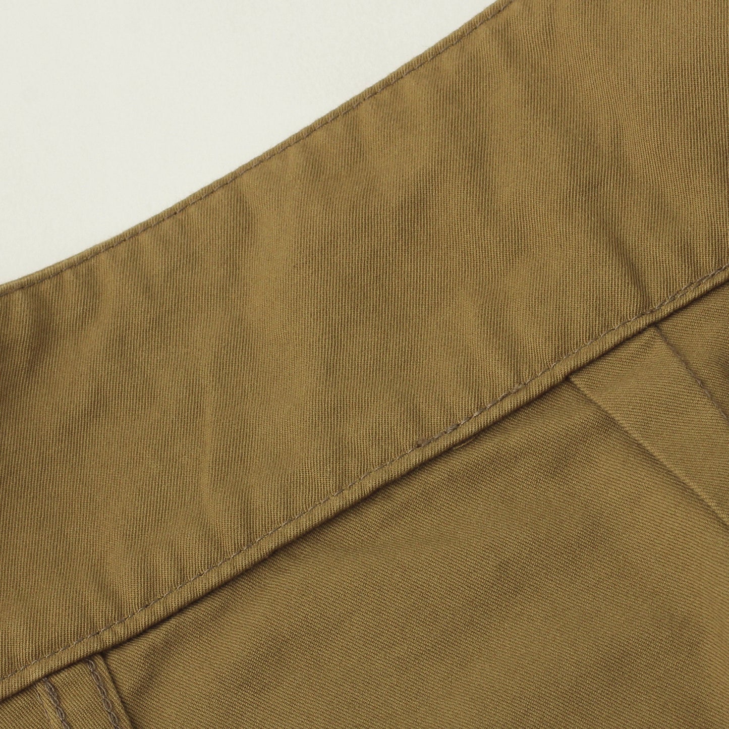 CRISP COTTON TWILL TROUSERS