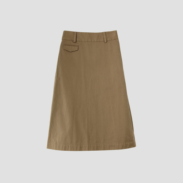 LIGHT COTTON TWILL SKIRT