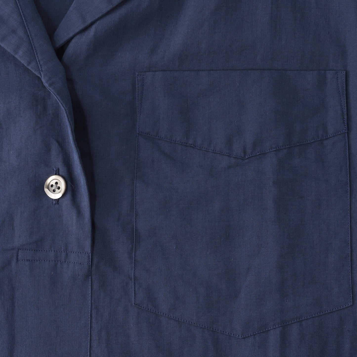 LINEN COTTON POPLIN DRESS