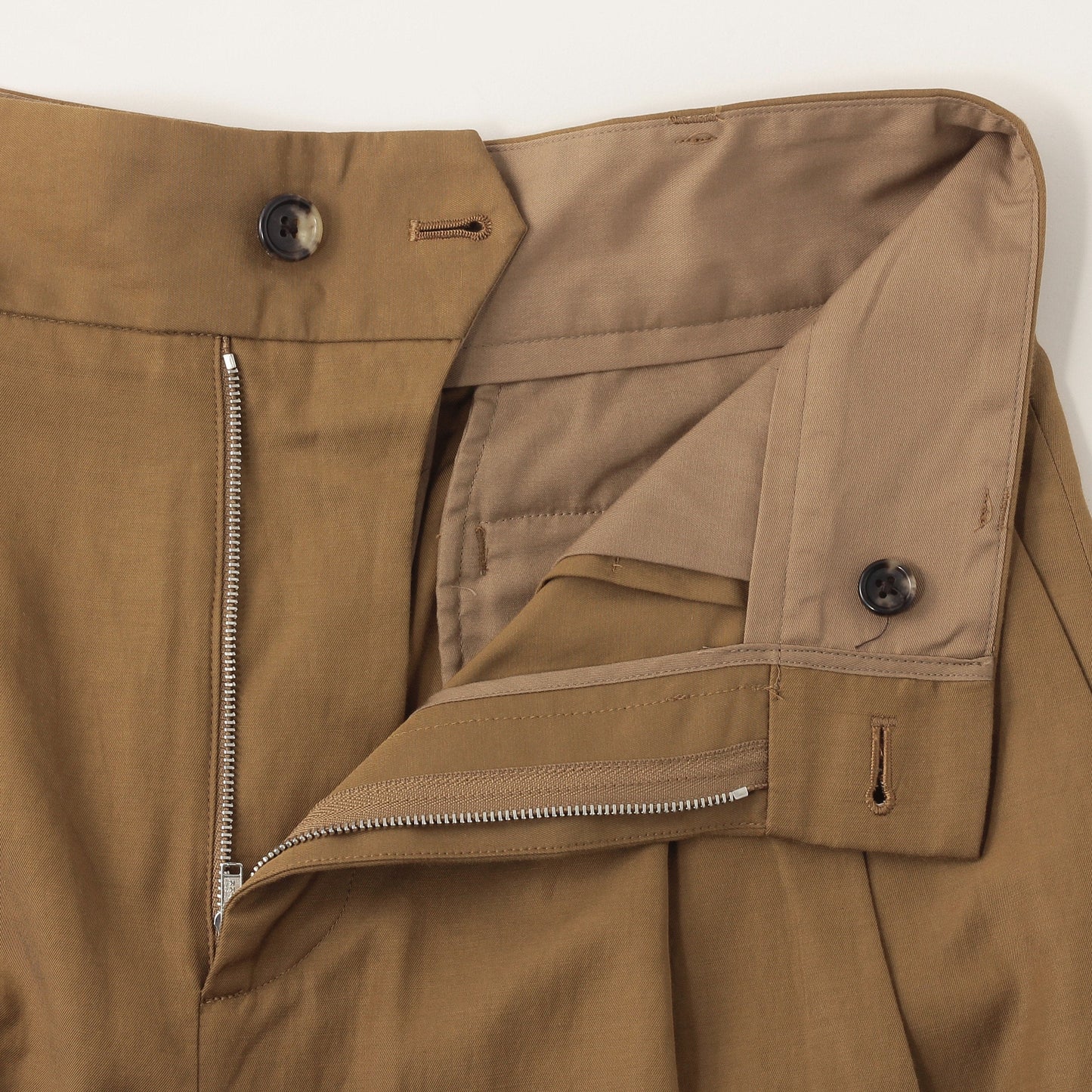 VISCOSE COTTON TWILL TROUSERS