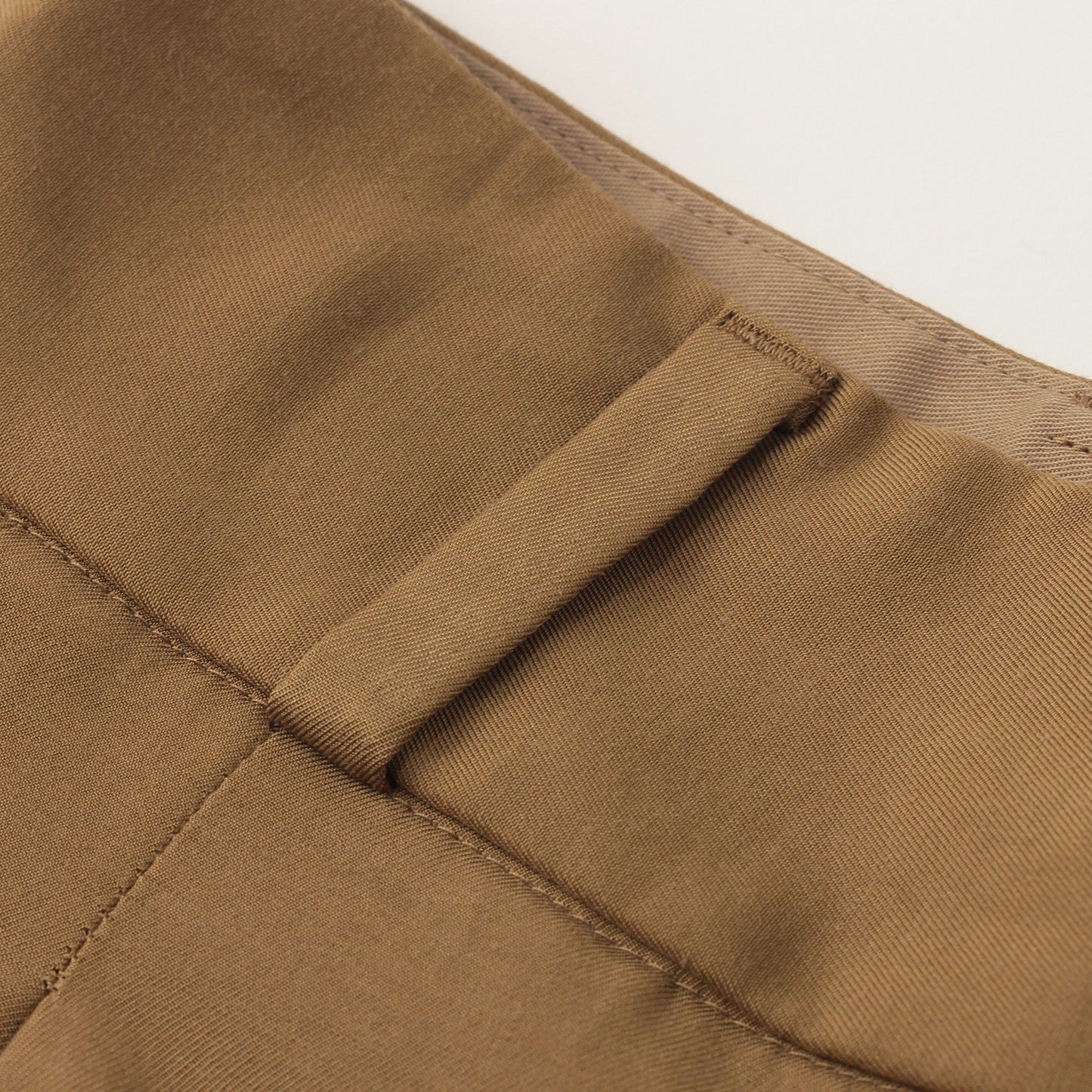 VISCOSE COTTON TWILL TROUSERS