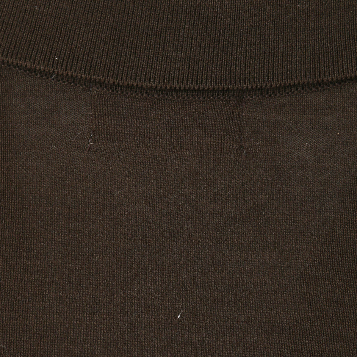 PLAIN OPEN COLLAR JUMPER KNIT