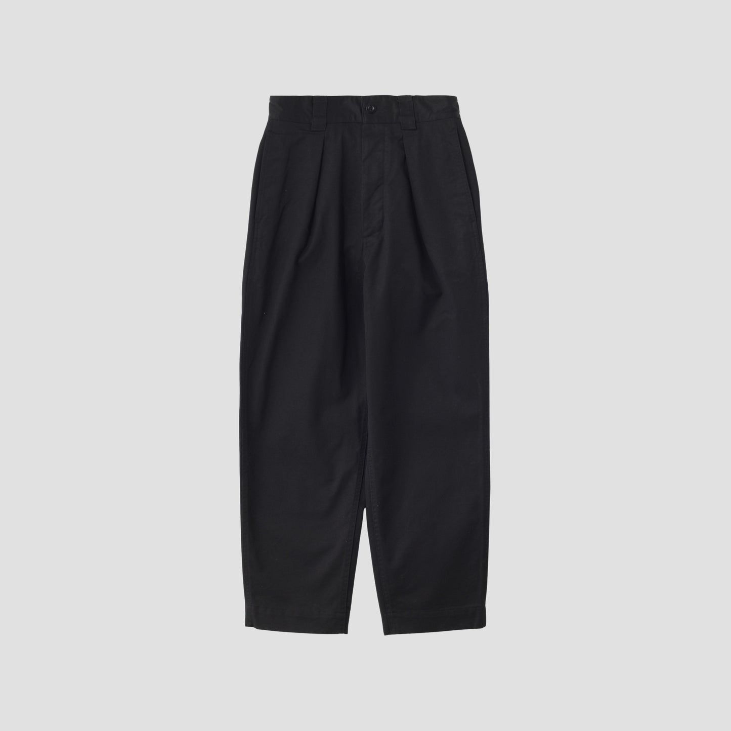 WASHED CHINO COTTON TROUSERS