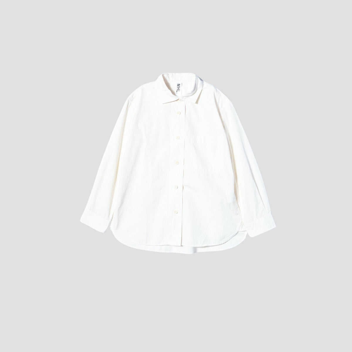 COMPACT COTTON POPLIN(MHL SHOP限定) SHIRT