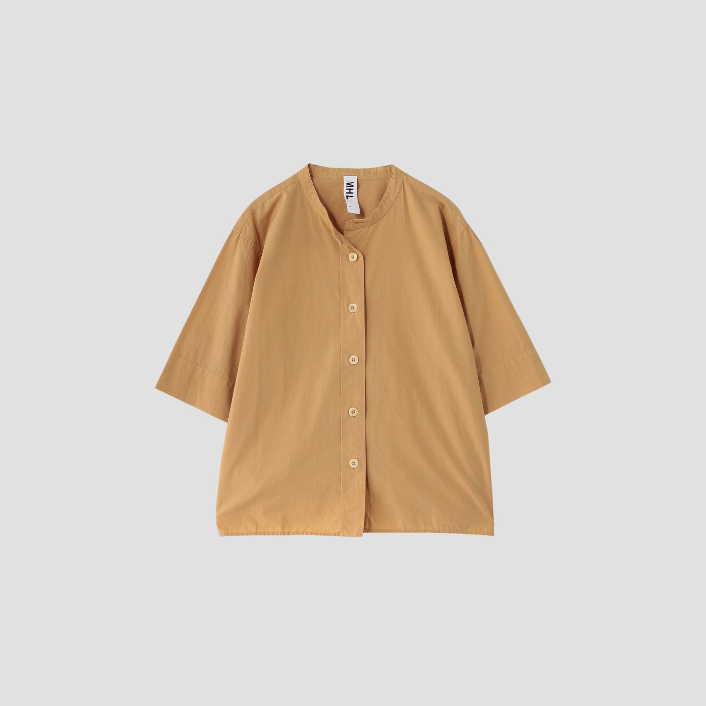 COTTON RAMIE POPLIN SHIRT