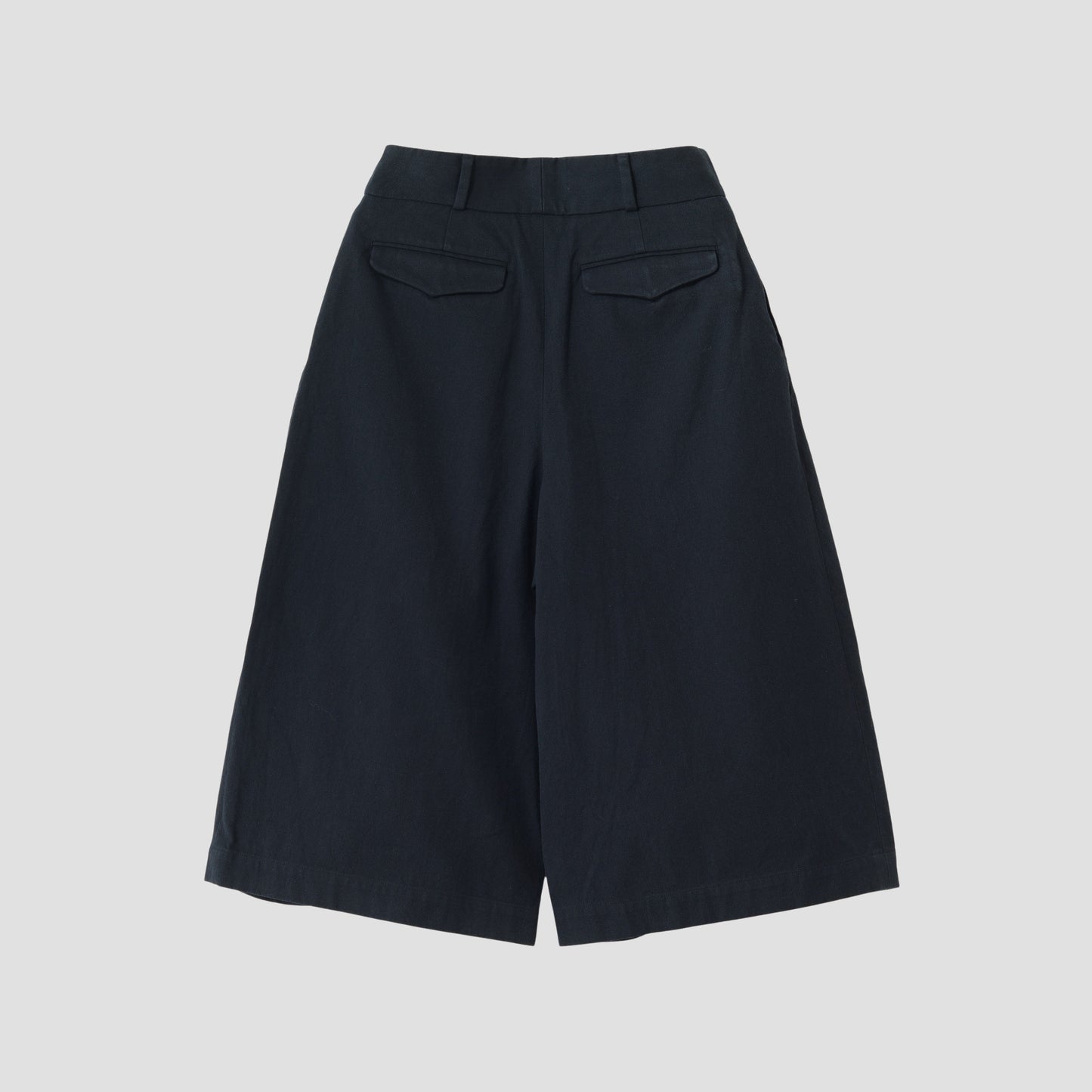 YARN DYE HEAVY COTTON TWILL TROUSERS