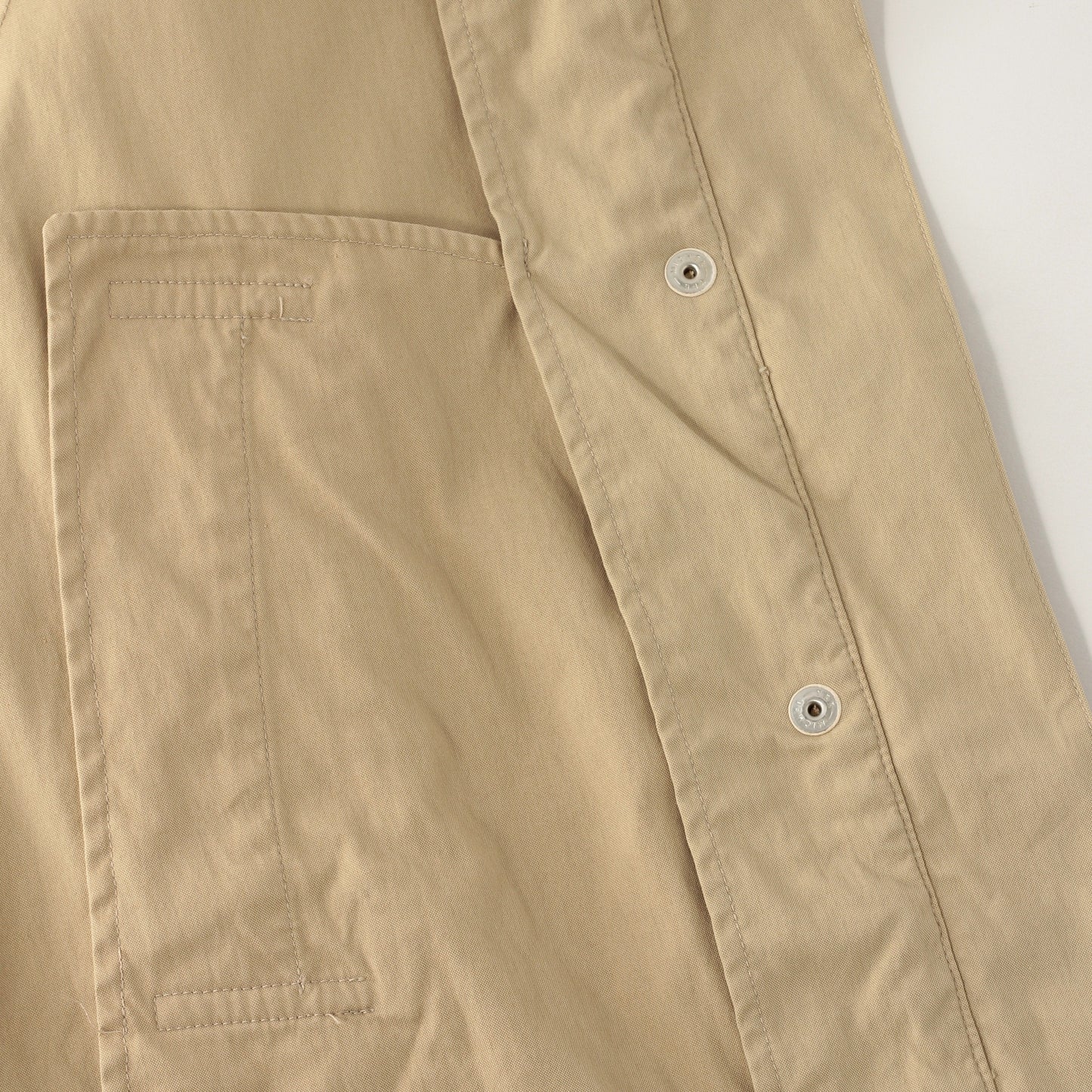 COTTON NYLON CANVAS COAT