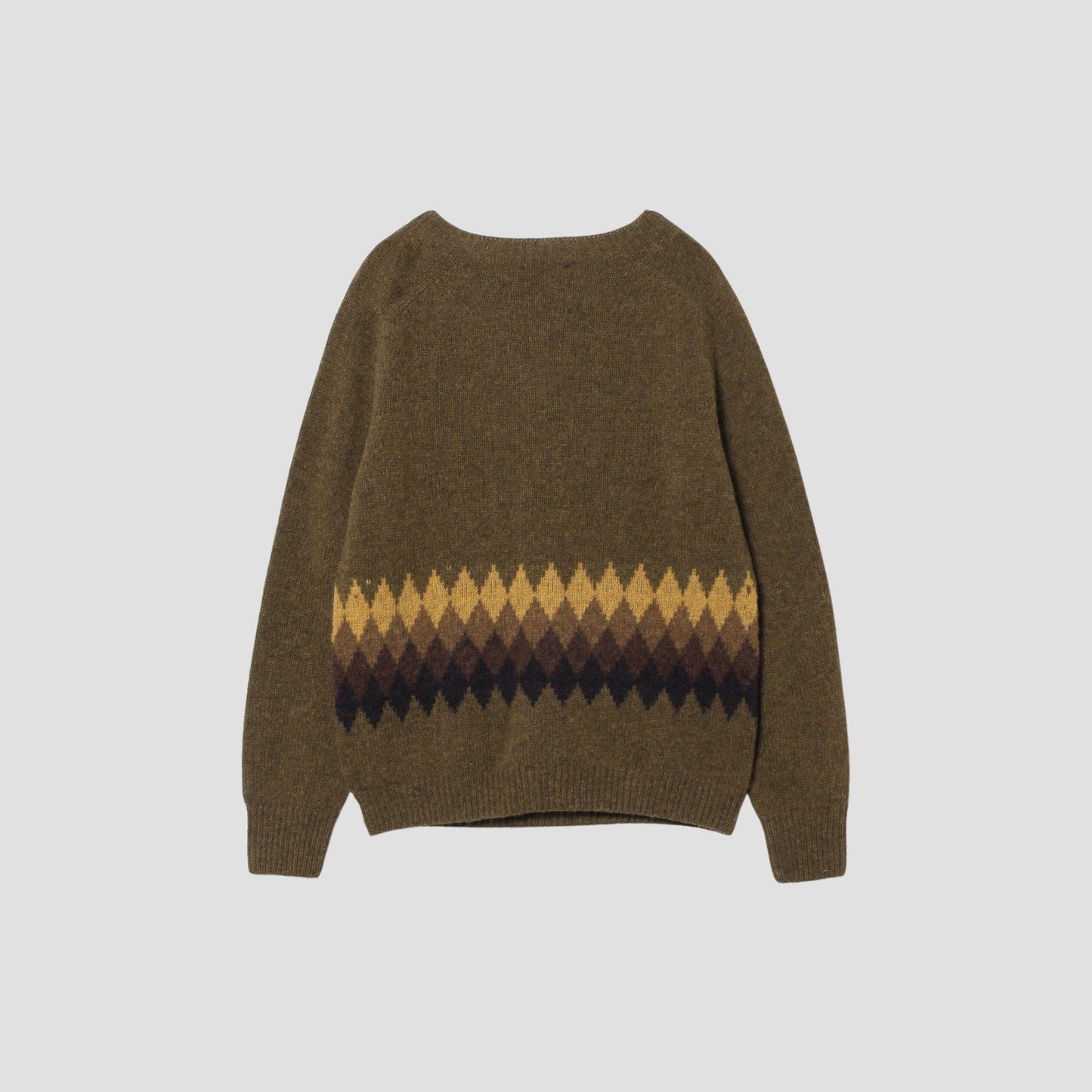 BANDED FAIRISLE KNIT