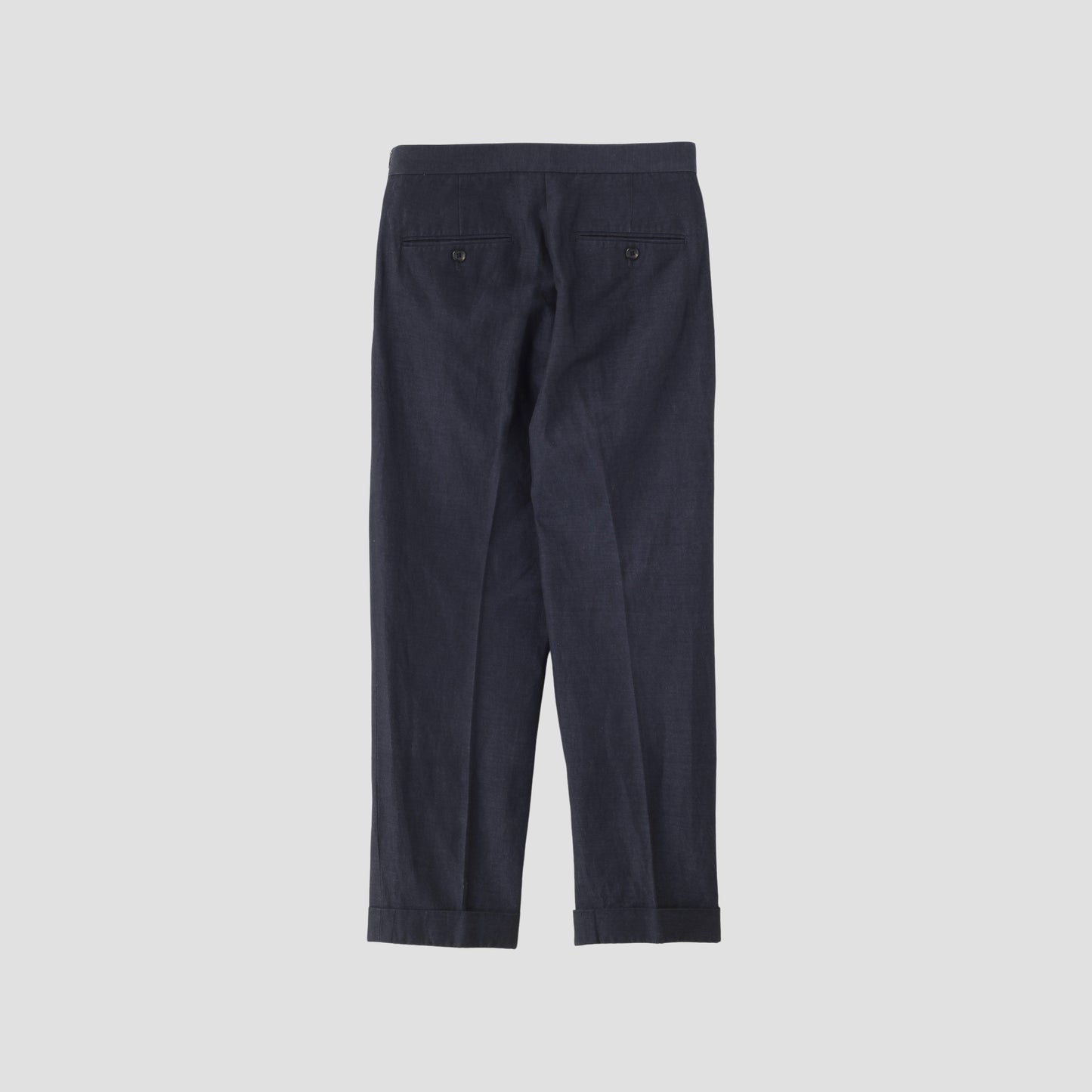HIGH TWIST COTTON LINEN TROUSERS