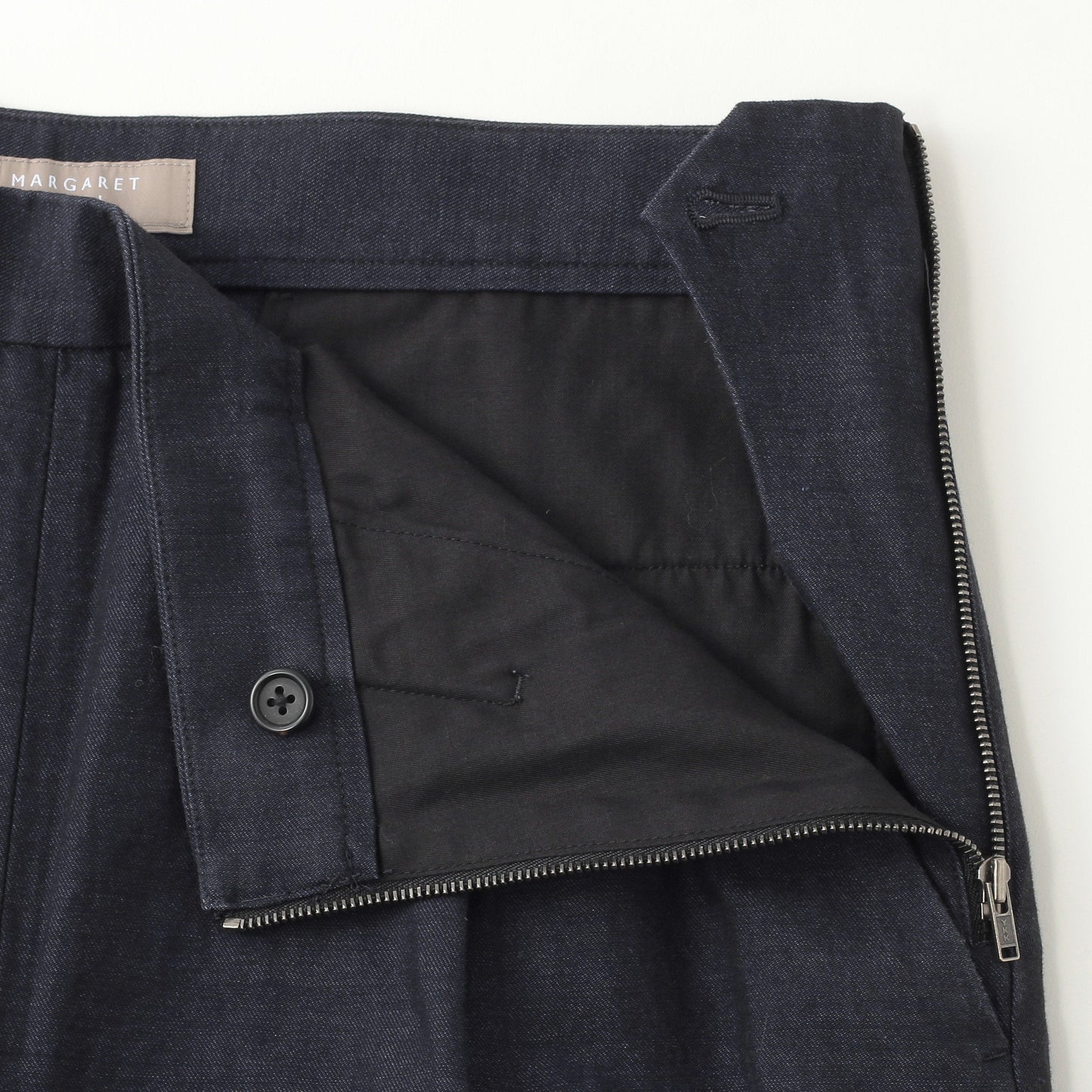 HIGH TWIST COTTON LINEN TROUSERS