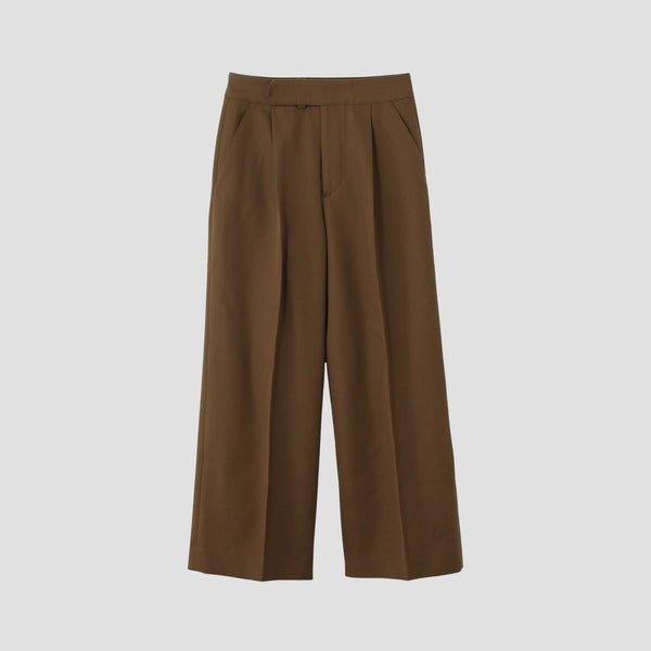 WOOL GABARDINE TROUSERS