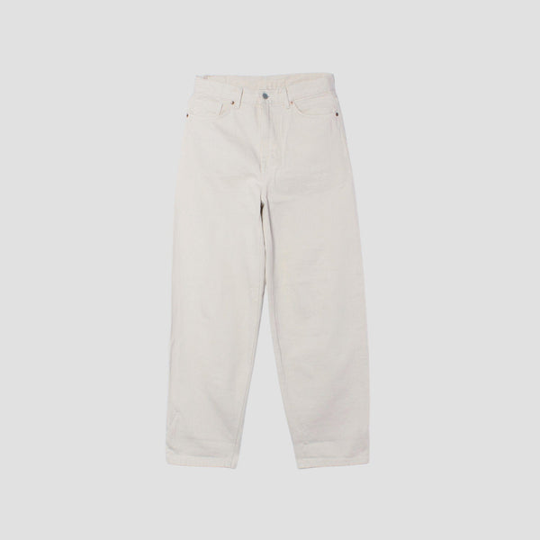 WHITE DENIM TROUSERS