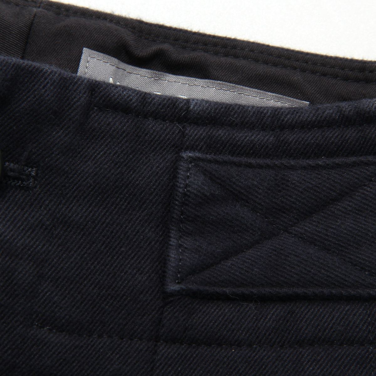 BRUSHED COTTON TWILL TROUSERS
