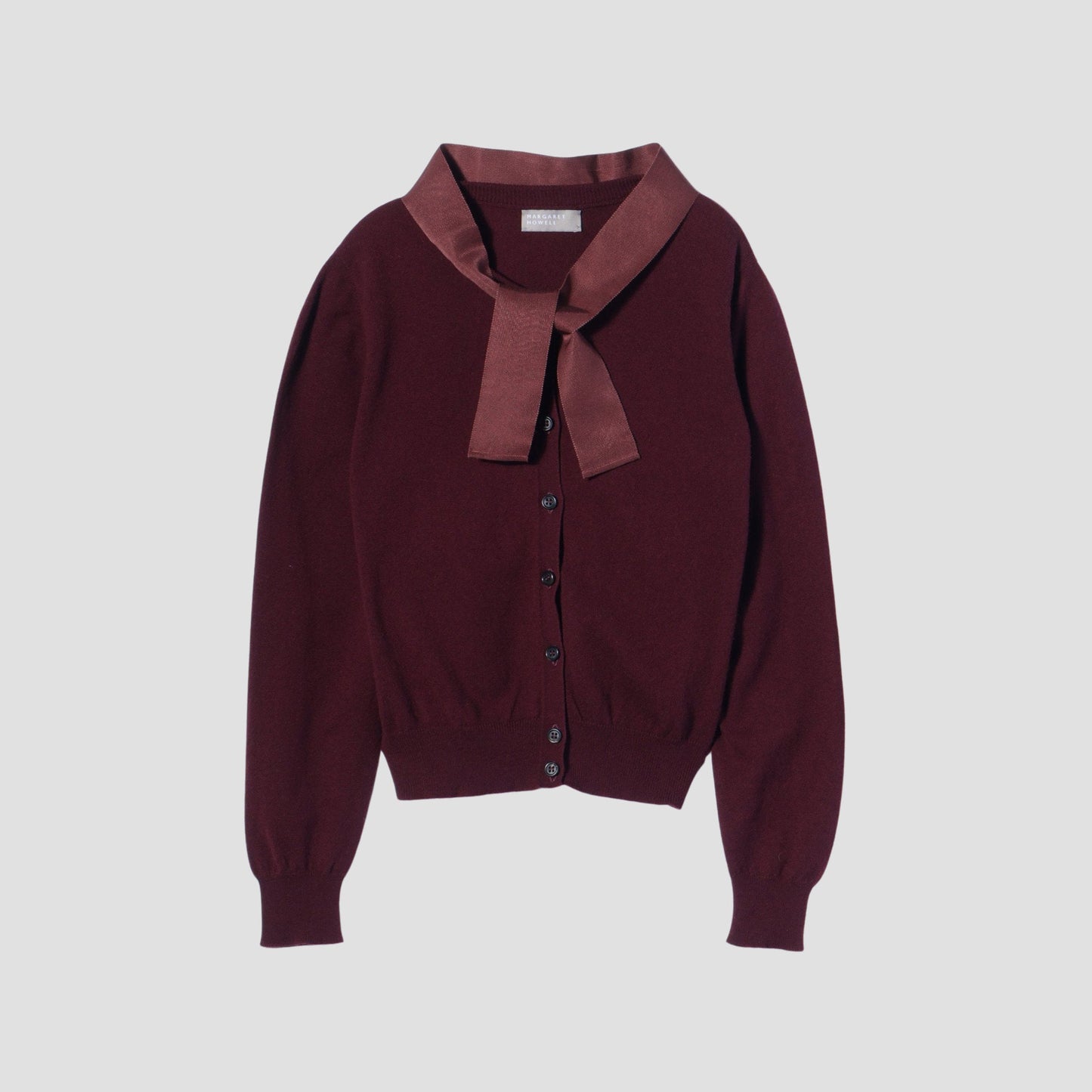 RIBBON CARDIGAN KNIT