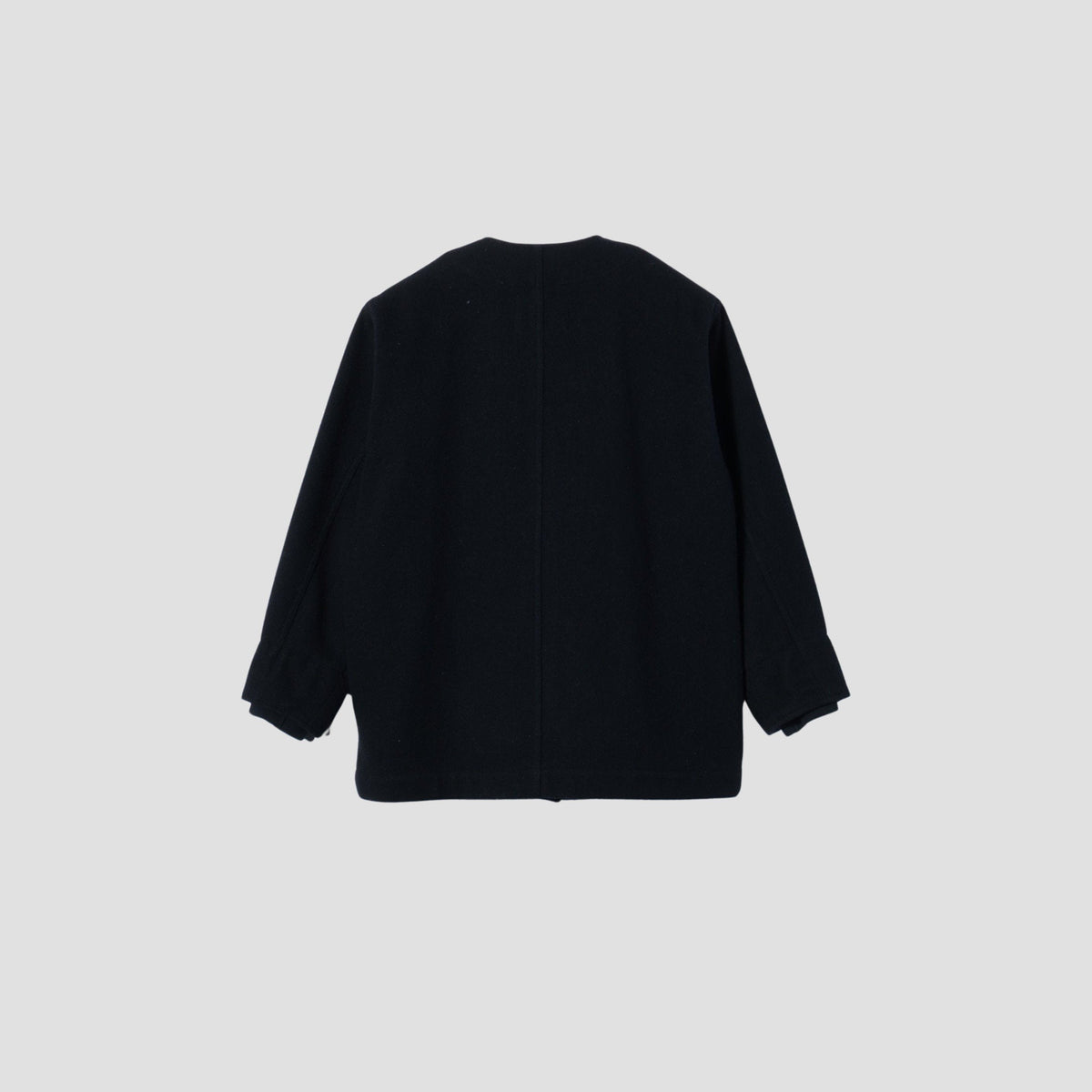 FELTED WOOL TWILL BLOUSON