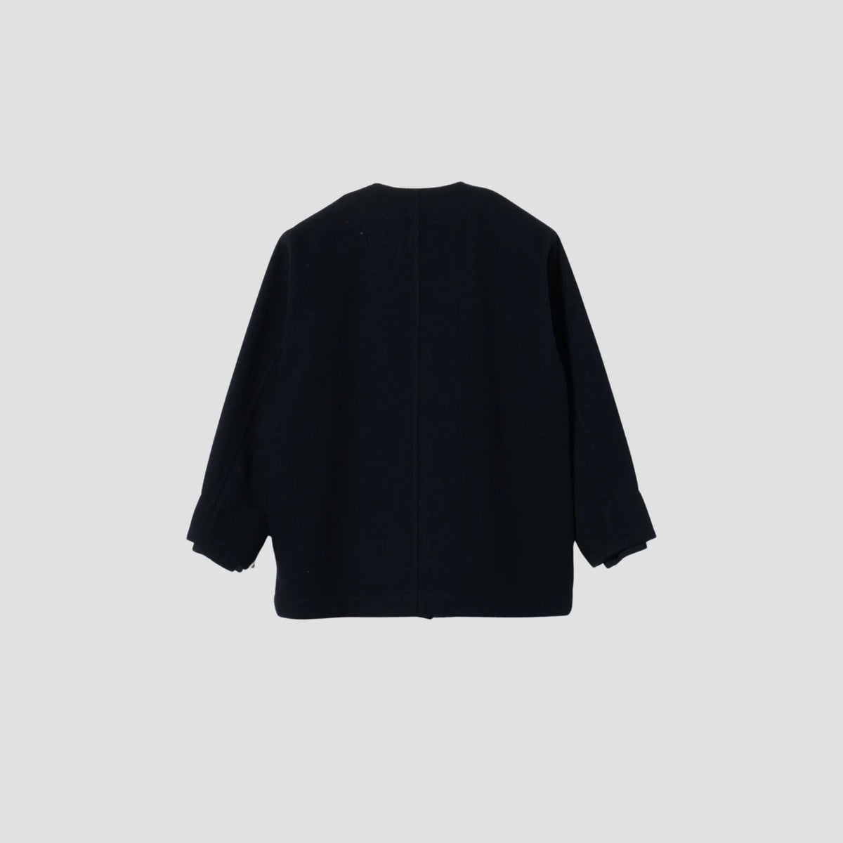 FELTED WOOL TWILL BLOUSON