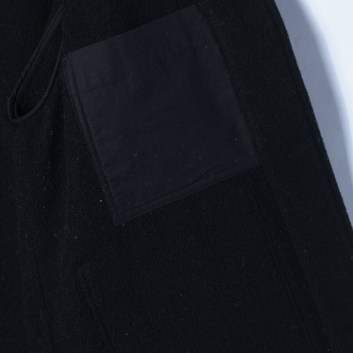 FELTED WOOL TWILL BLOUSON