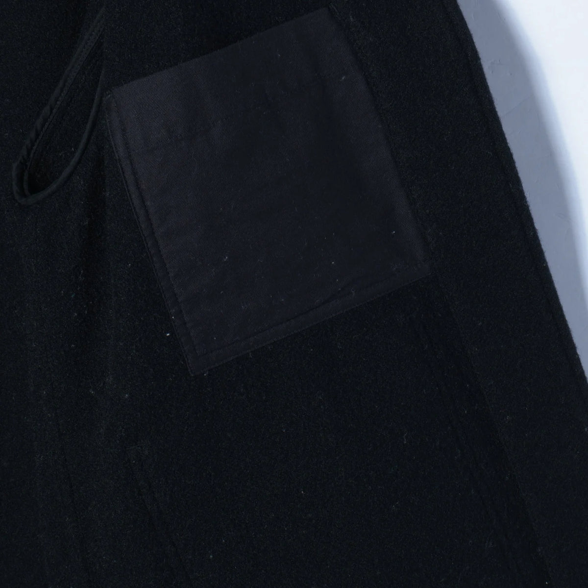 FELTED WOOL TWILL BLOUSON