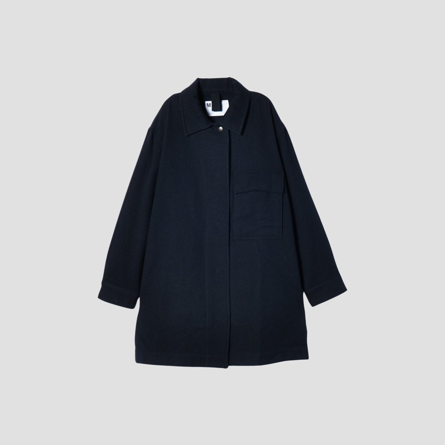 FELTED WOOL SHIRTING BLOUSON