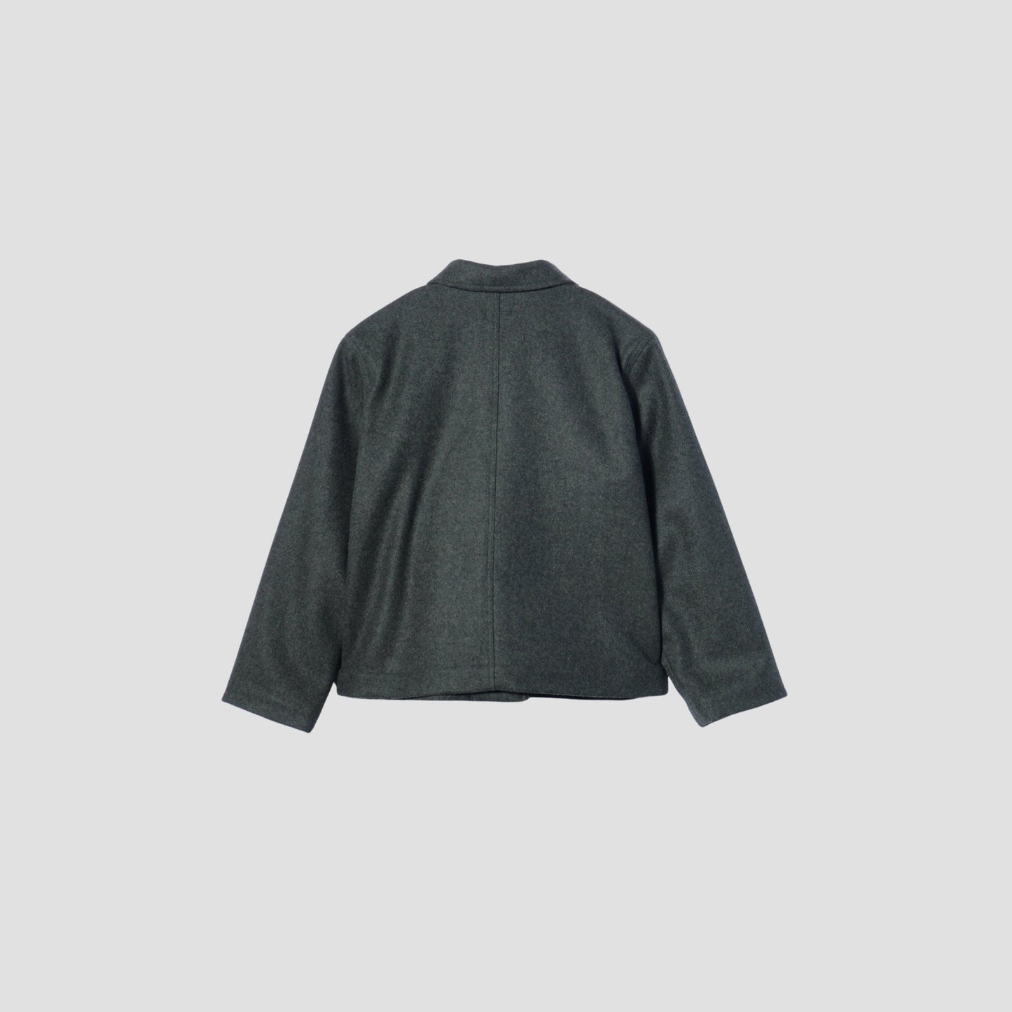 COARSE WOOL MELTON BLOUSON