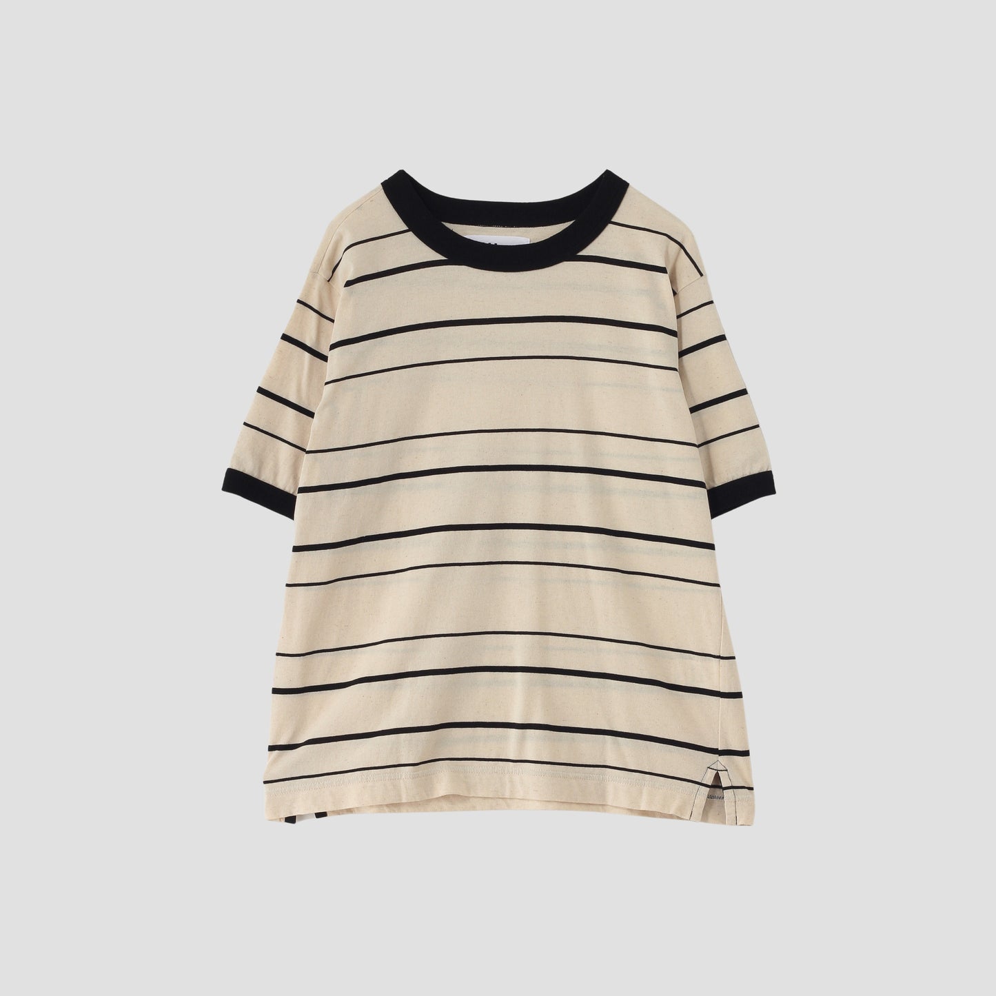 COTTON LINEN STRIPE JERSEY