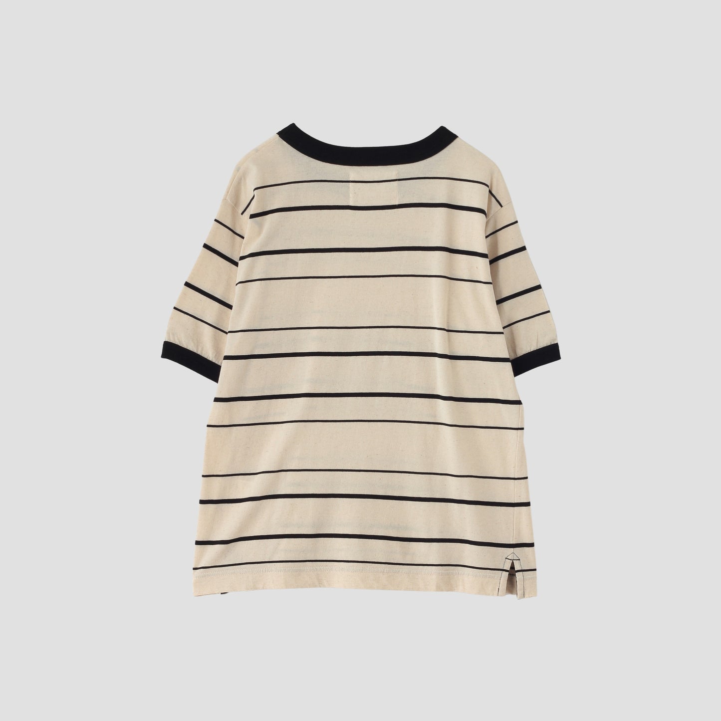 COTTON LINEN STRIPE JERSEY