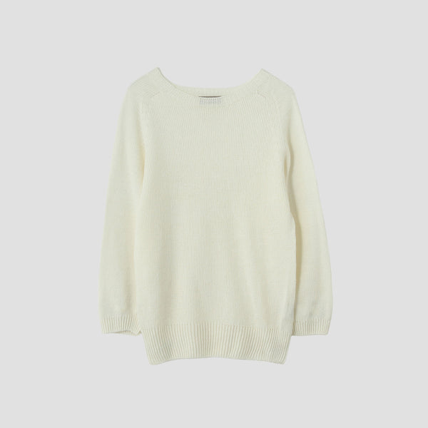 LINEN COTTON JUMPER KNIT