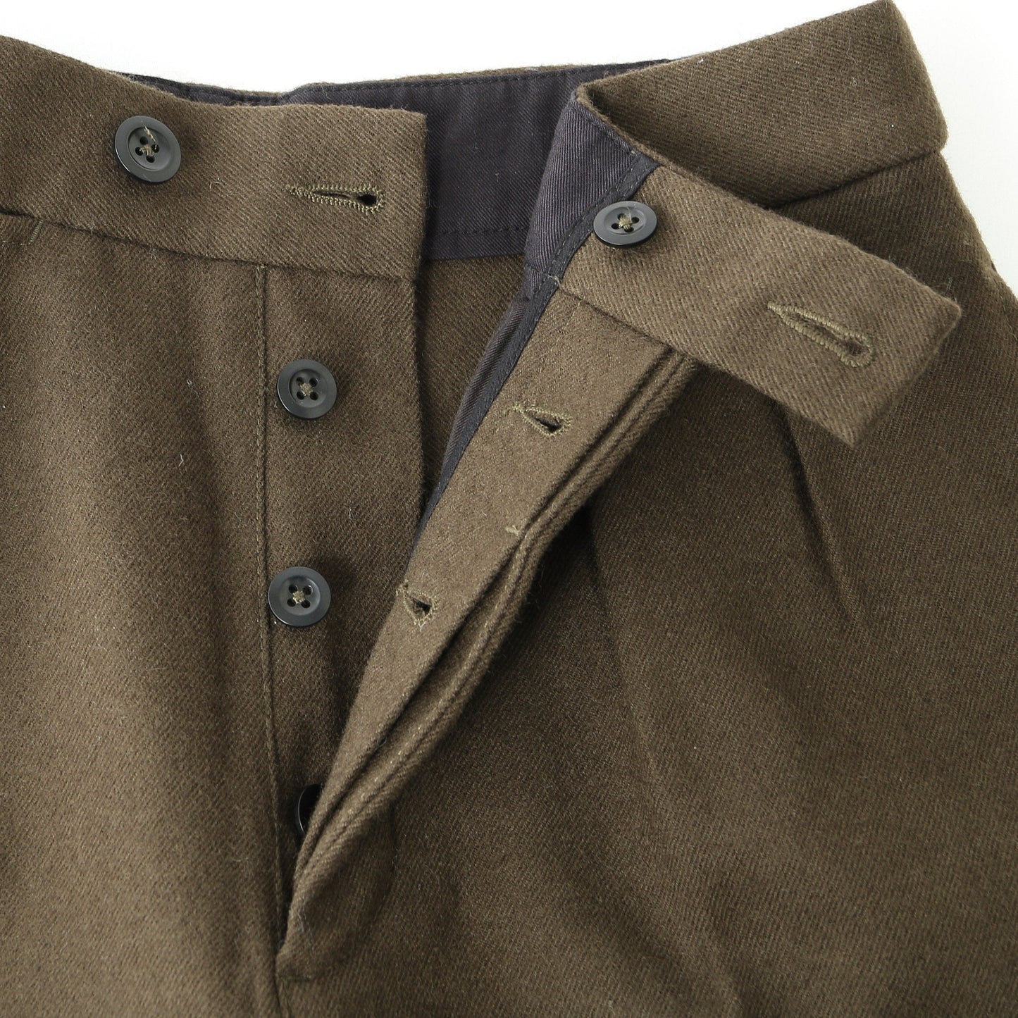 WOOL COTTON DRILL TROUSERS