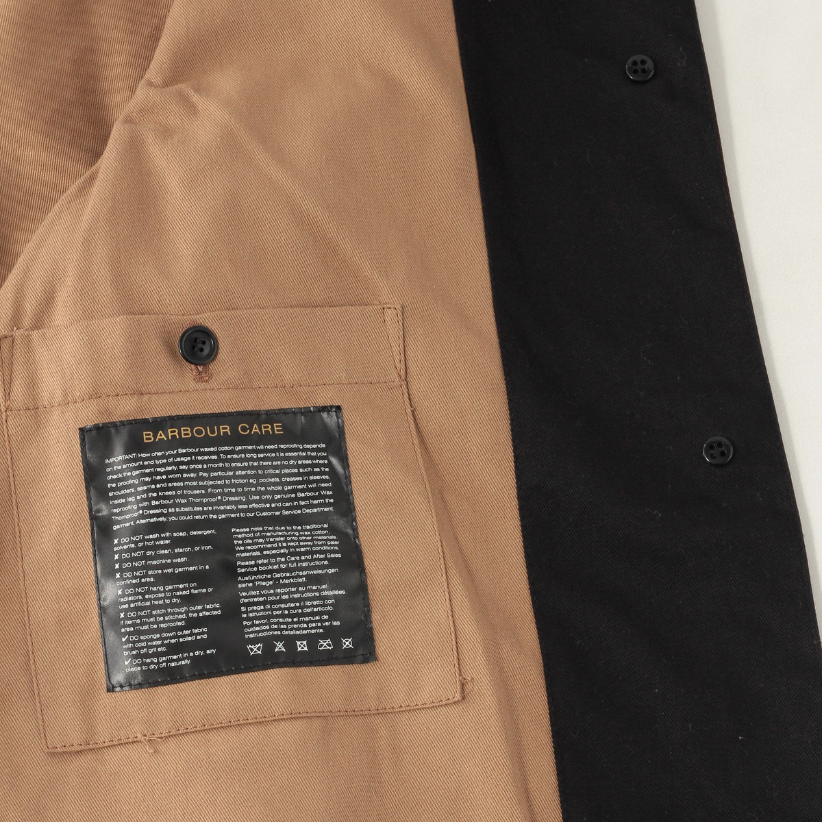 HEAVY WAXED COTTON COAT