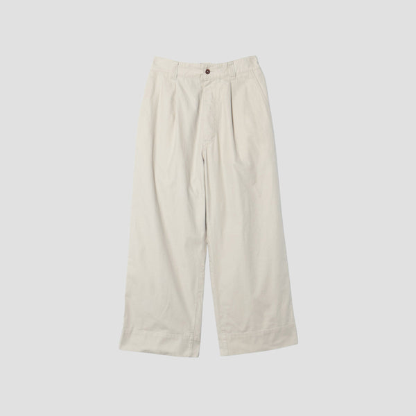 ORGANIC LIGHT COTTON TWILL TROUSERS