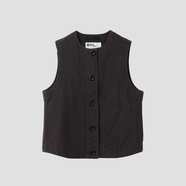 WORN COTTON TWILL BLOUSON