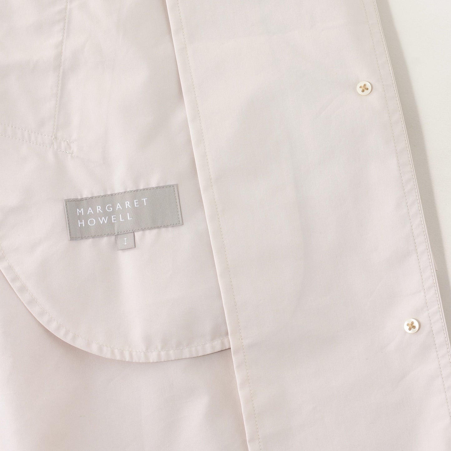 COTTON NYLON COMPACT POPLIN COAT