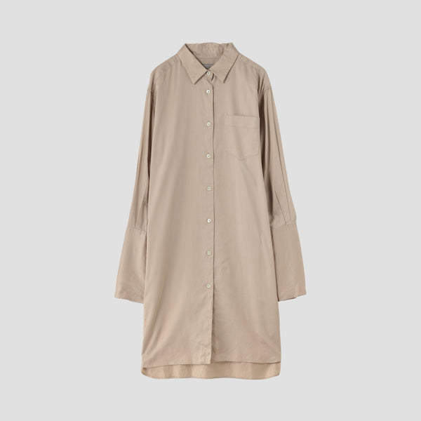 COTTON SATIN DRESS