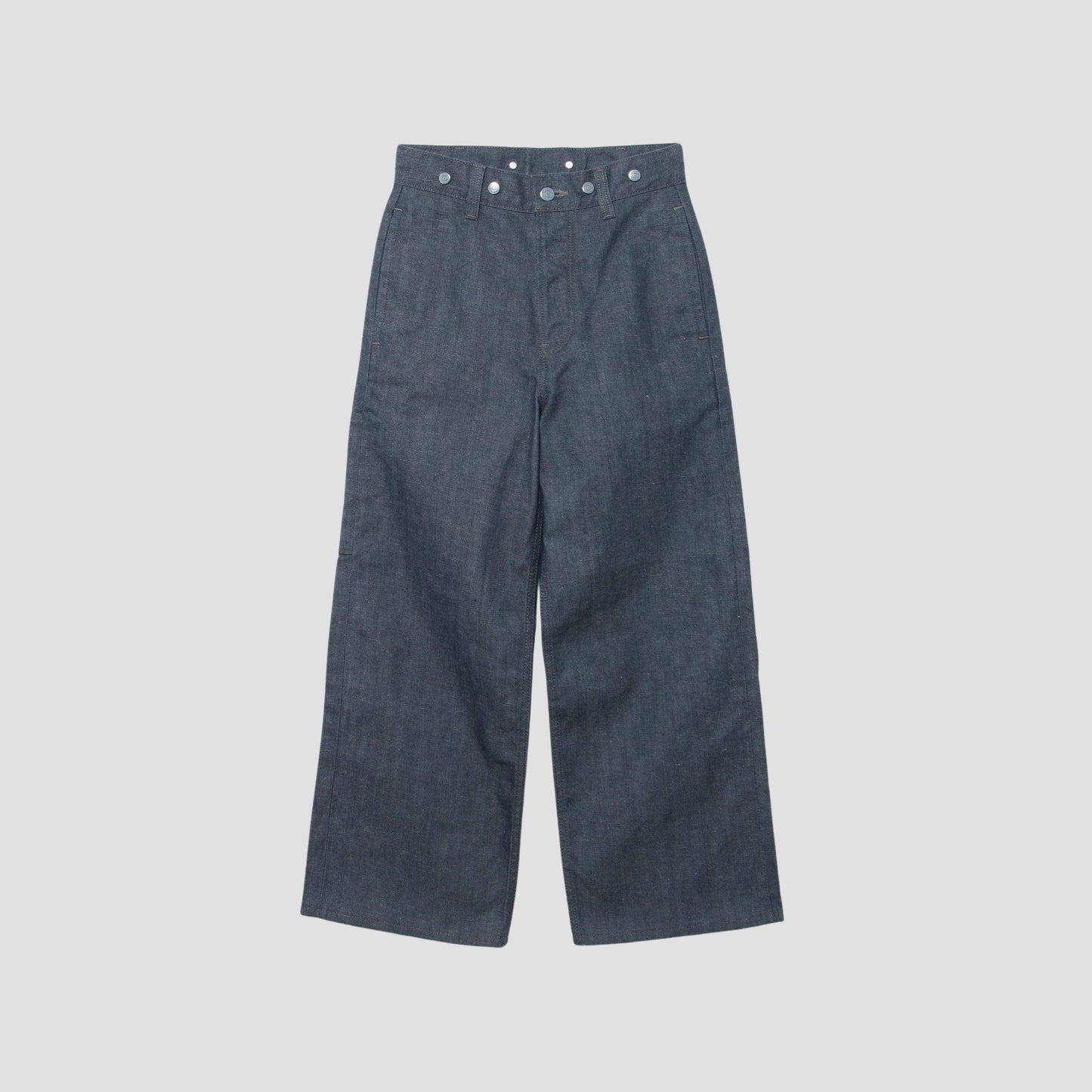 GREY CAST DENIM TROUSERS