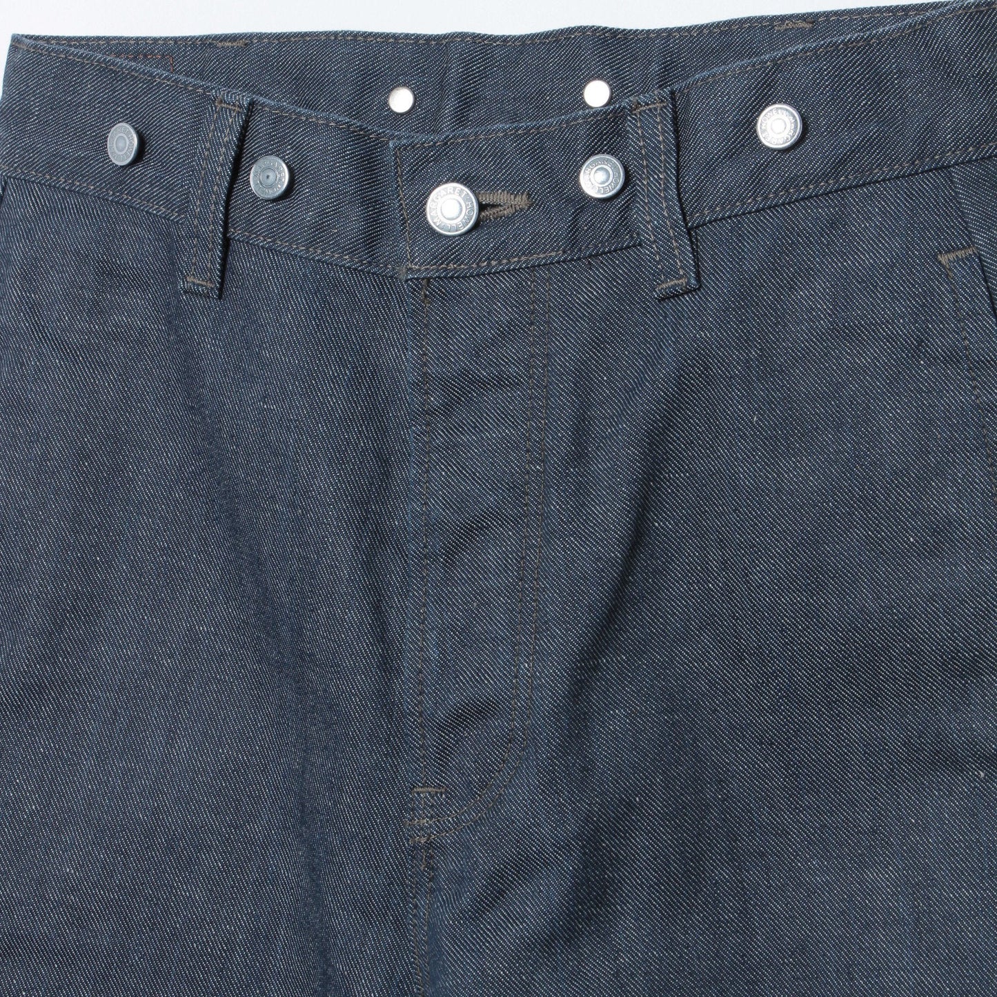 GREY CAST DENIM TROUSERS