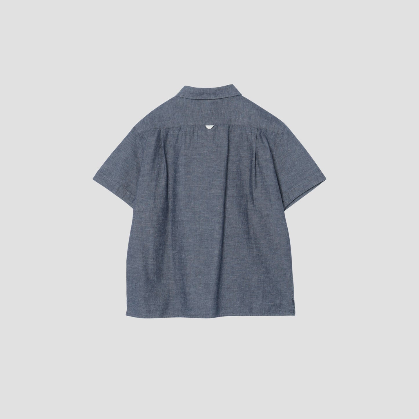 COTTON LINEN FINE CHAMBRAY SHIRT