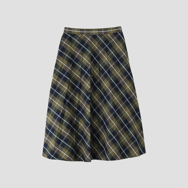 WINDOWPANE CHECK SKIRT