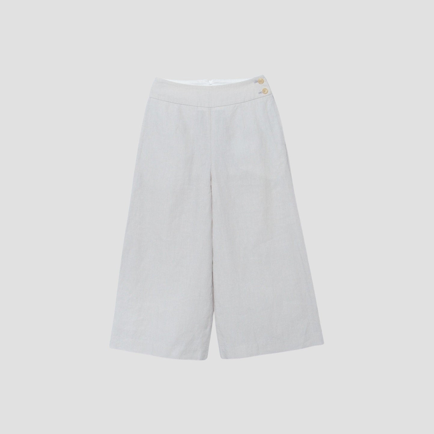 HIGH DENSE LINEN TROUSERS
