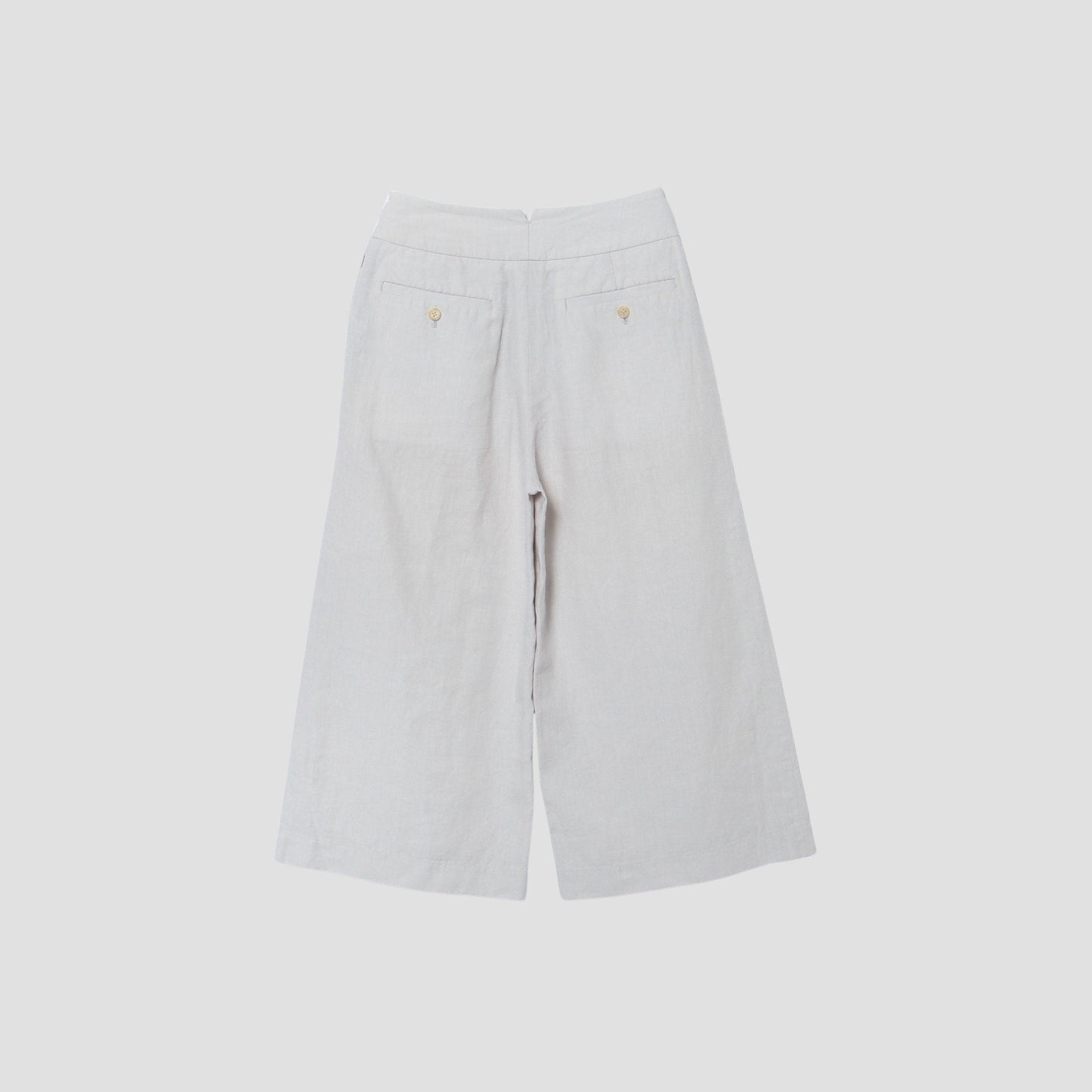 HIGH DENSE LINEN TROUSERS