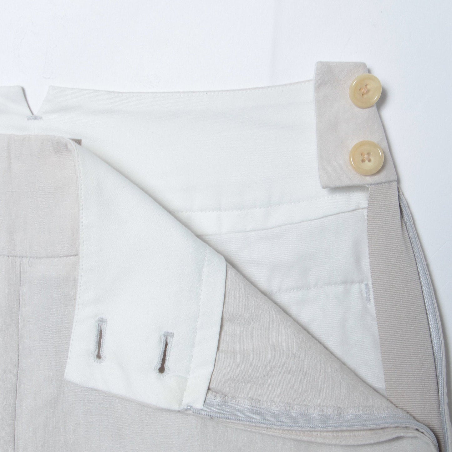 HIGH DENSE LINEN TROUSERS