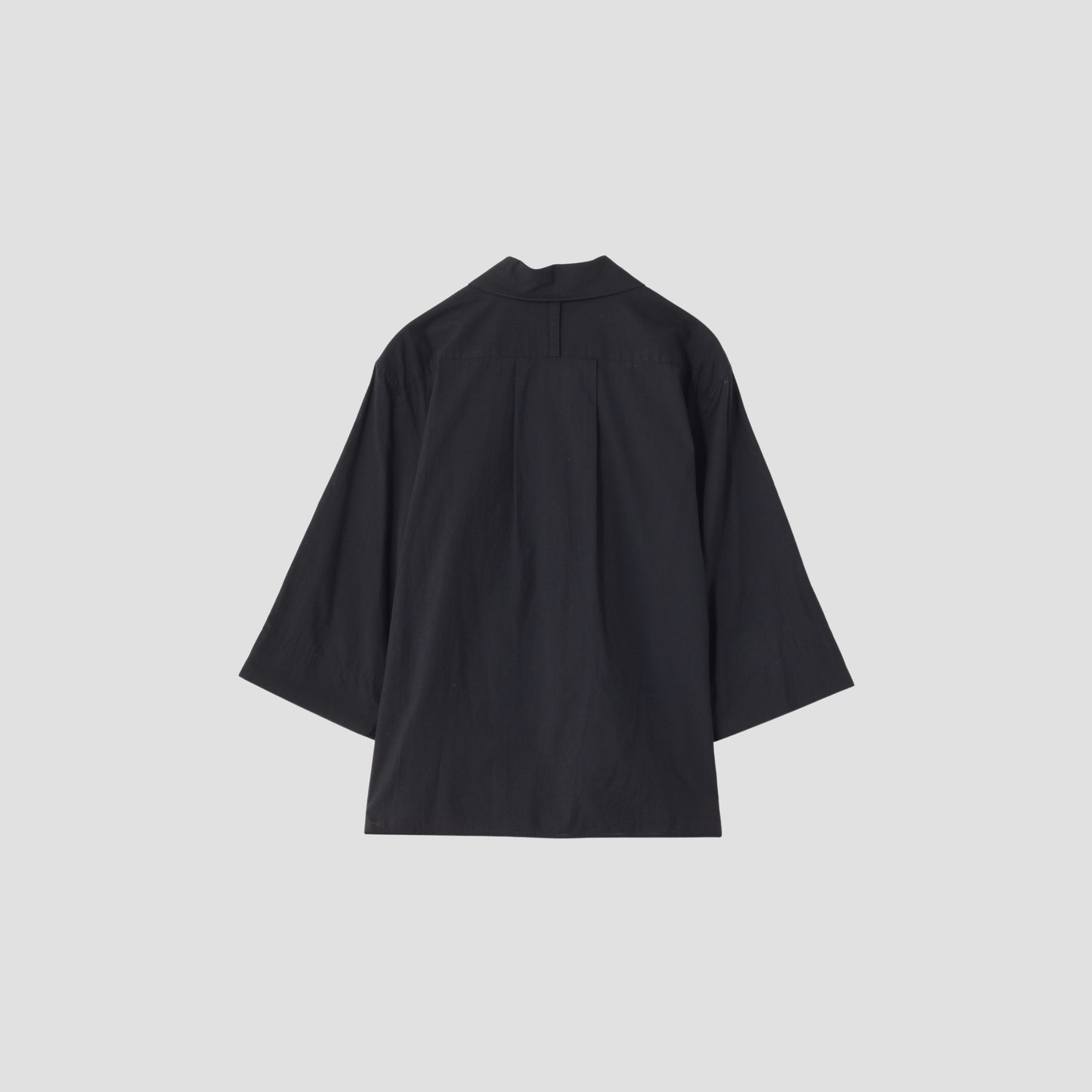 PIECE DYED WASHED COTTON SHIRT