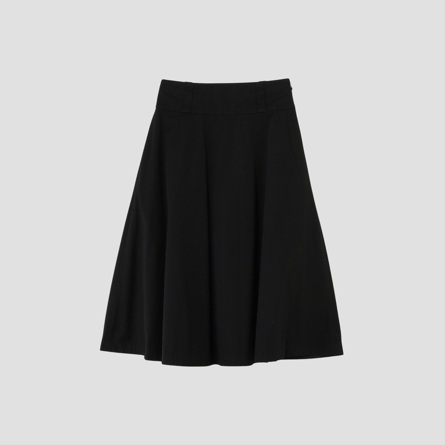 DENSE FINE COTTON TWILL SKIRT