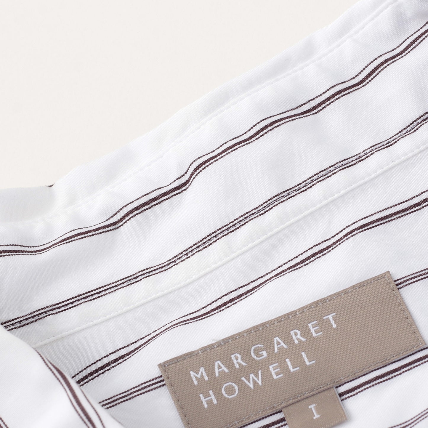 TRIPLE STRIPE COTTON POPLIN SHIRT