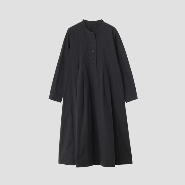 STIFF COTTON POPLIN DRESS