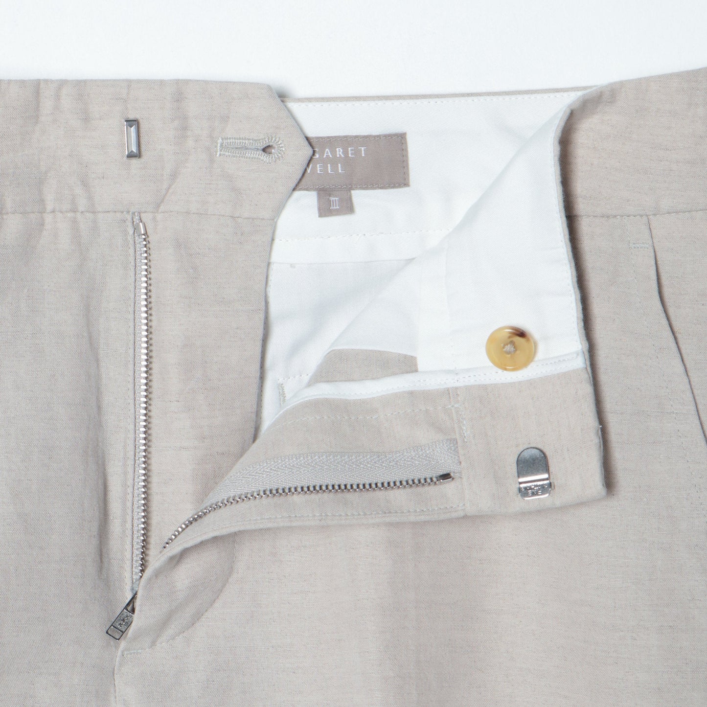 COTTON LINEN TROUSERS