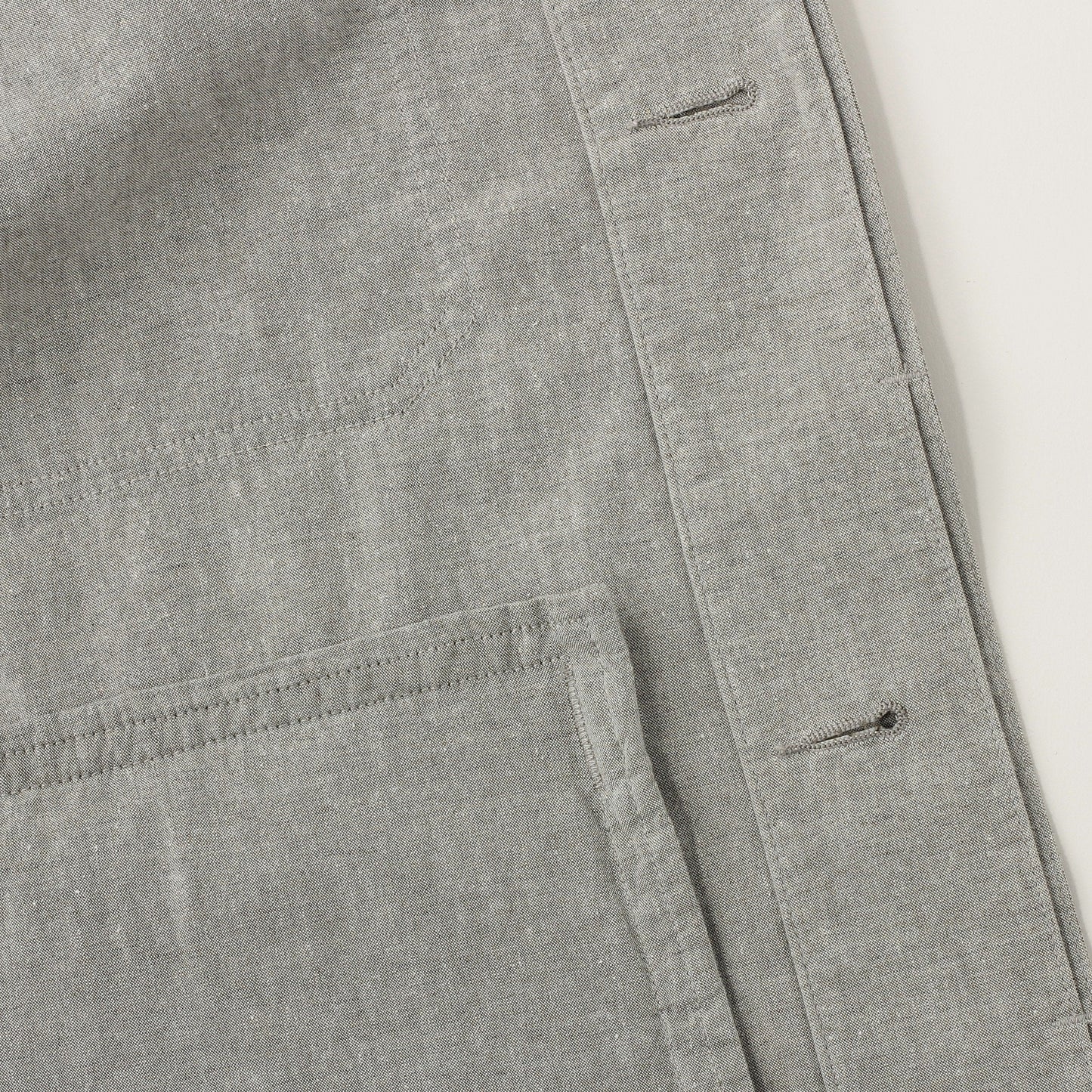 OVERDYE MELANGE COTTON LINEN BLOUSON