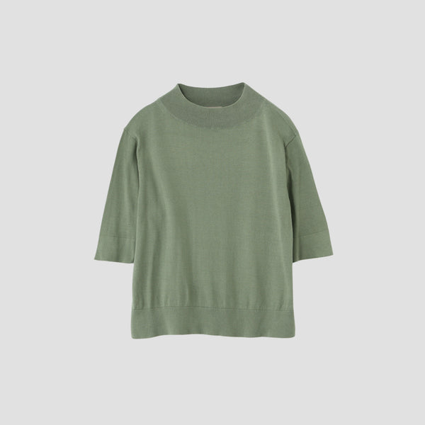 TWISTED COTTON SILK KNIT